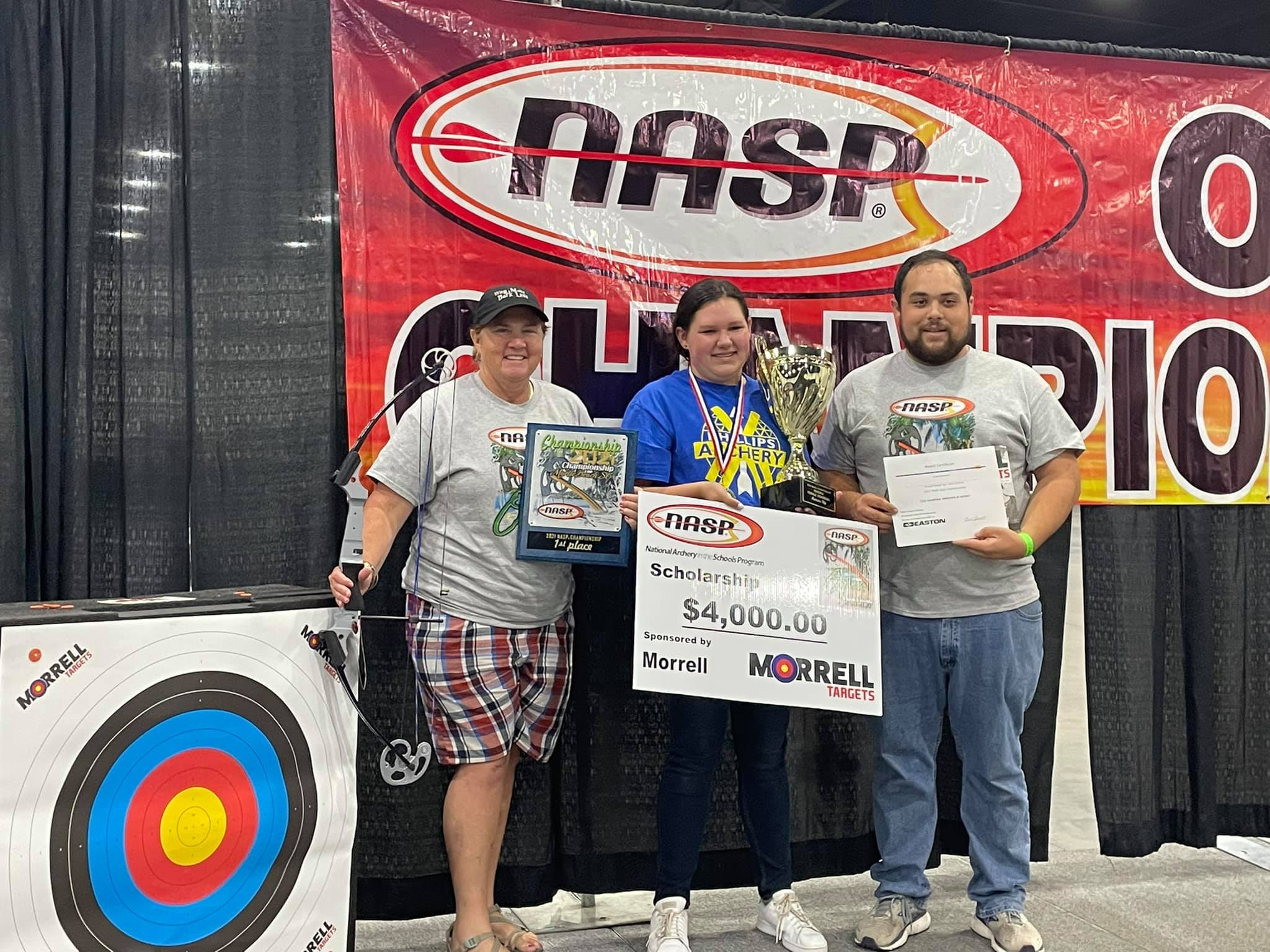 Coach Clarke Archery national achievement moment